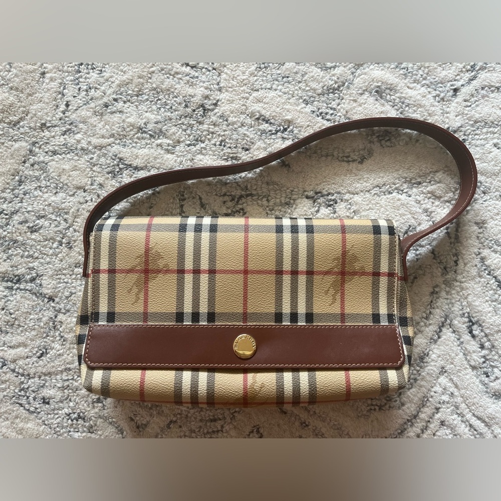 Burberry Haymarket Shoulder Bag